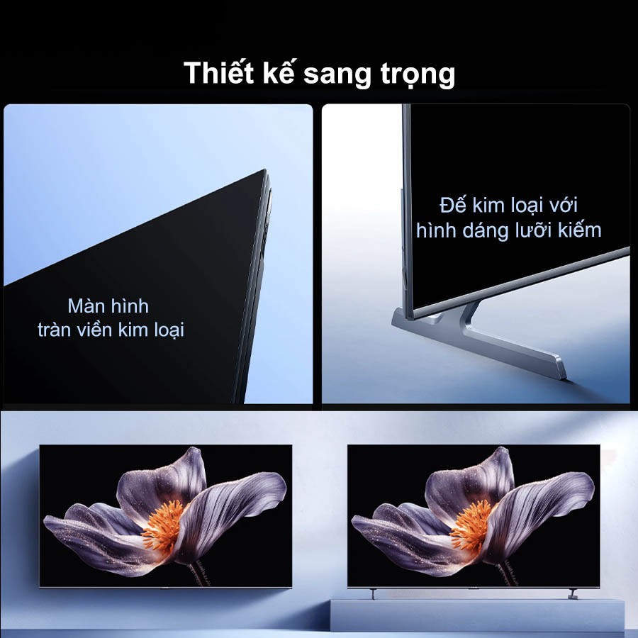 Tivi Xiaomi 75 Inch S Pro Mini LED 2026 thiết kế sang trọng
