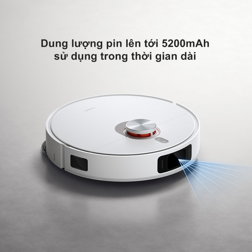 Robot hút bụi lau nhà Xiaomi Vacuum X20 Pro dung lượng pin 5200mAh