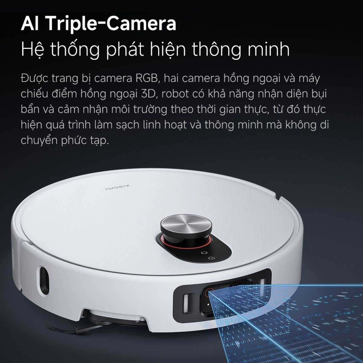 Robot hút bụi lau nhà Xiaomi Vacuum 5 Pro AI Triple-Camera