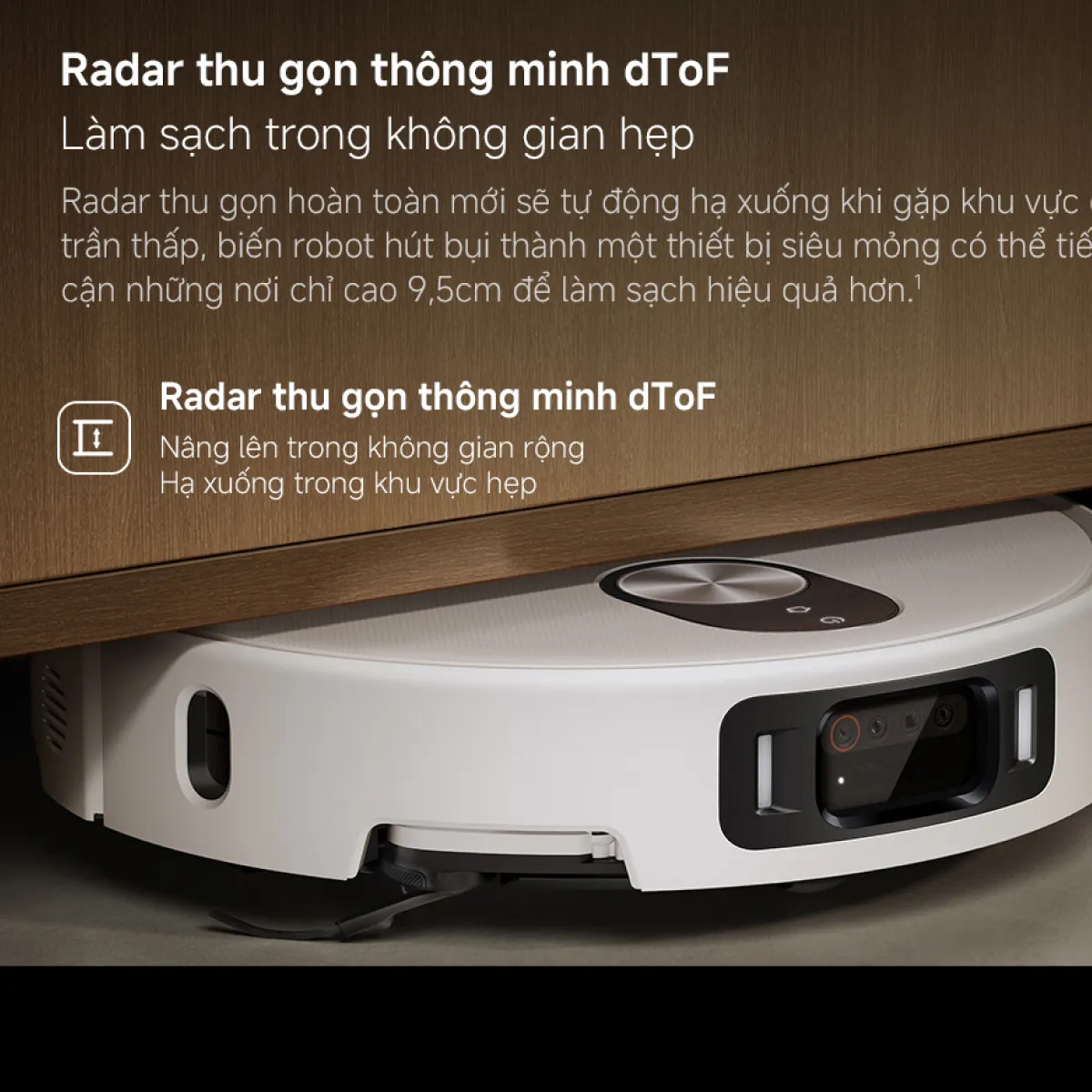 Robot hút bụi lau nhà Xiaomi Vacuum 5 Pro Radar dToF