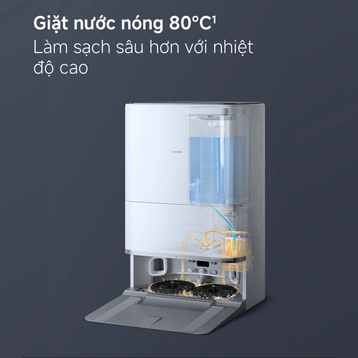 Robot hút bụi lau nhà Xiaomi Vacuum 5 Pro giặt nước nóng