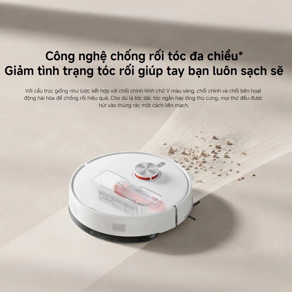 Robot hút bụi lau nhà Xiaomi Vacuum S40 công nghệ chống rối